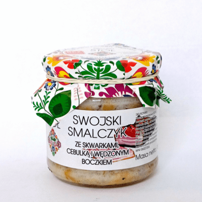 Swojski Smalczyk ze Skwarkami Cebulką i Boczkiem 180g Swojski Stół