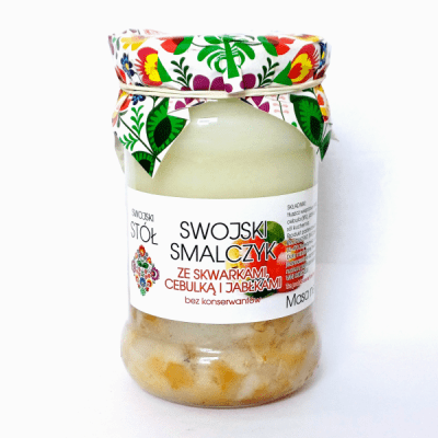 Swojski Smalczyk ze Skwarkami Cebulką i Jabłkiem 260g Swojski Stół