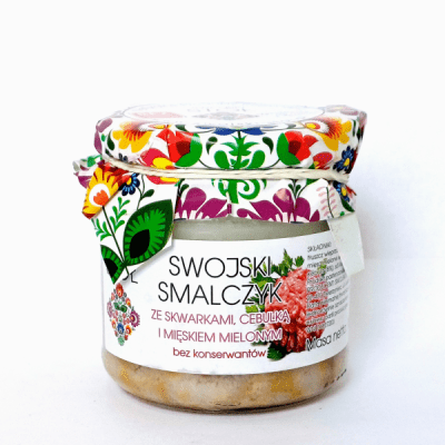 Swojski Domowy Smalec z Mięsem Mielonym i Cebulą 180g Swojski Stół