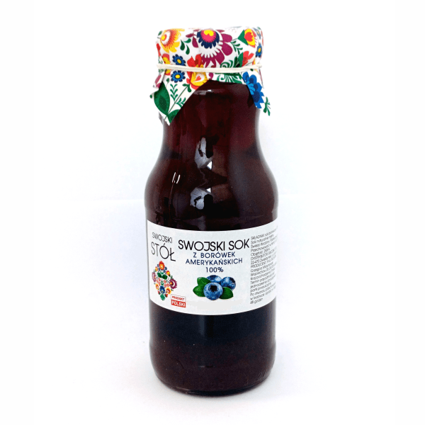 Sok z Borówki Amerykańskiej 100% Tłoczony 250ml