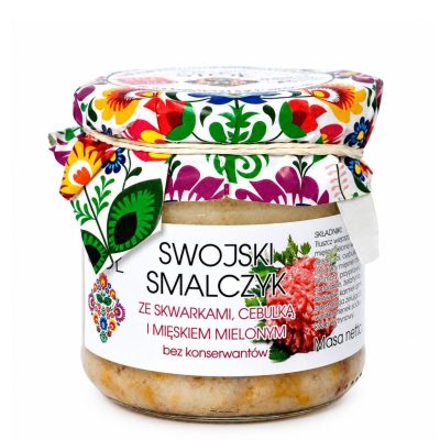 smalec z mięsem 180 g