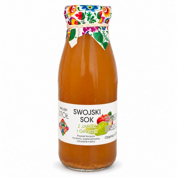 sok z jabłek i gruszek naturalny